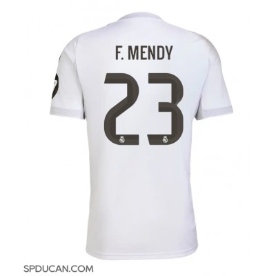 Muški Nogometni Dres Real Madrid Ferland Mendy #23 Domaci 2025-26 Kratak Rukav Muški Nogometni Dres Real Madrid Ferland Mendy #23 Domaci 2025-26 Kratak Rukav